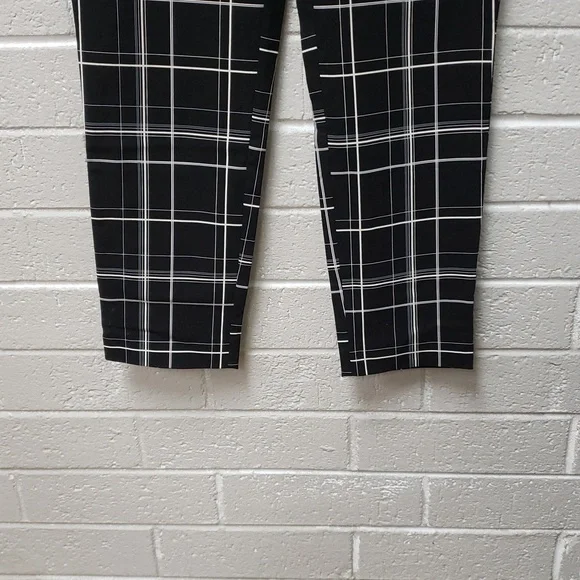 Chicos Black and White Checkered Womens Pants - Picture 5 of 7